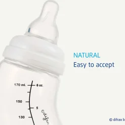 Difrax flessenspeen Natural Large - 2 stuks transparant