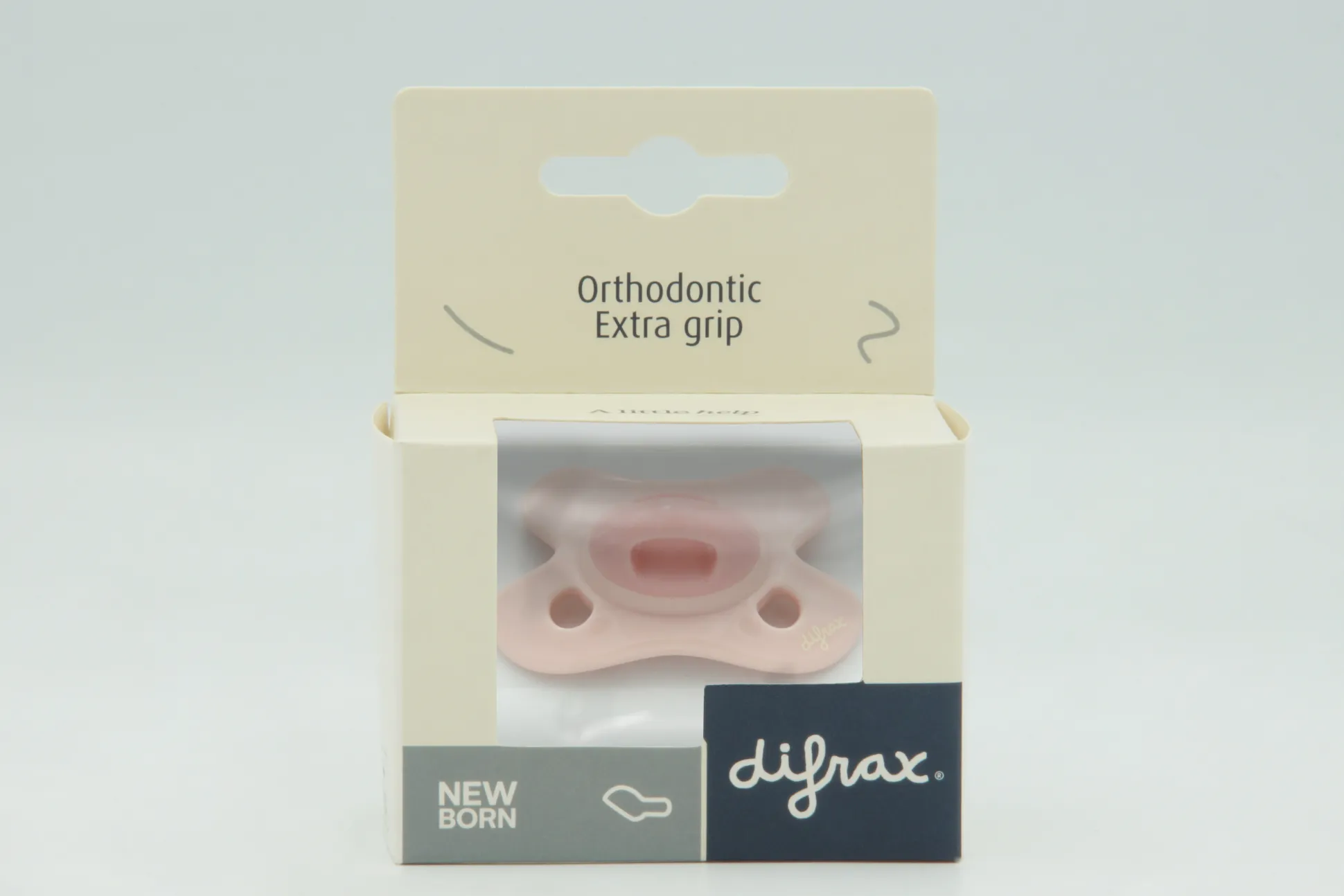 Difrax fopspeen dental newborn Light Pink