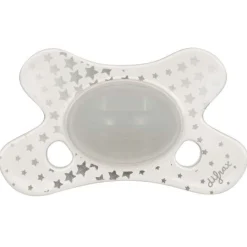 Difrax fopspeen glow in the dark 0-6 maanden Onbehandeld/Naturel