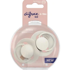 Difrax fopspeen LOVI 6+ maanden Ivory White