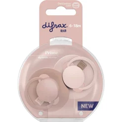 Difrax fopspeen LOVI 6+ maanden Ecru