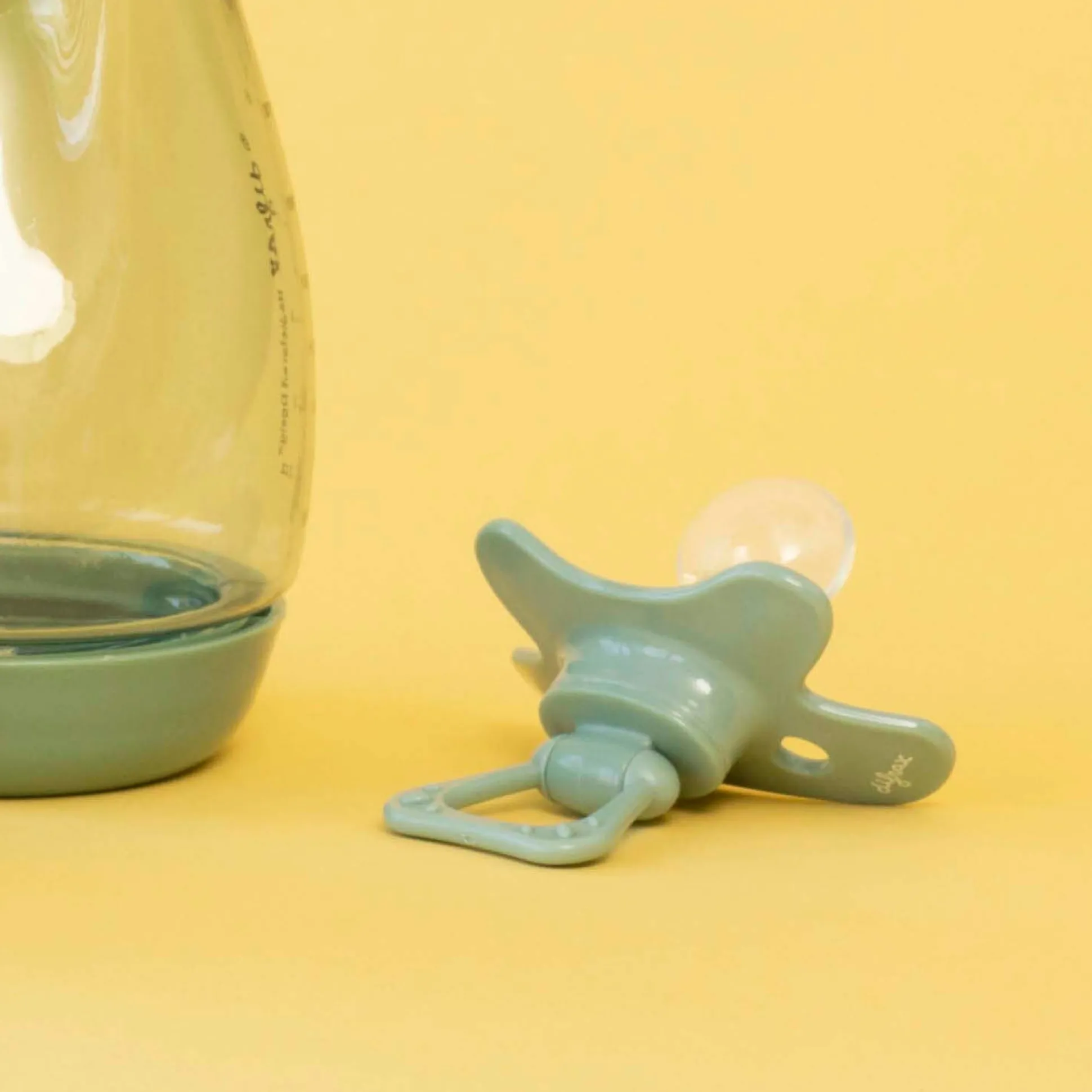 Difrax fopspeen Natural Pure 12+ maanden Mintgreen