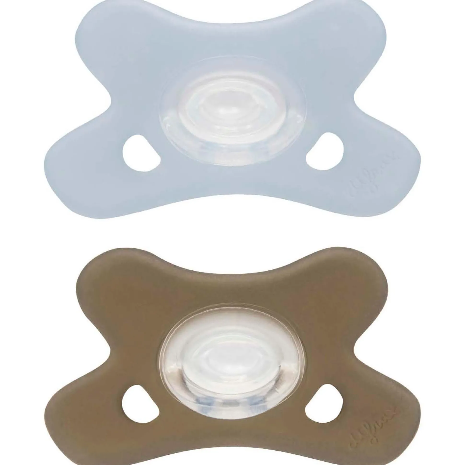 Difrax Fopspeen natural siliconen 0-6M Blue Sky