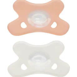 Difrax Fopspeen natural siliconen 0-6M Blossom Pink