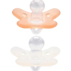 Difrax Fopspeen natural siliconen 0-6M Blossom Pink