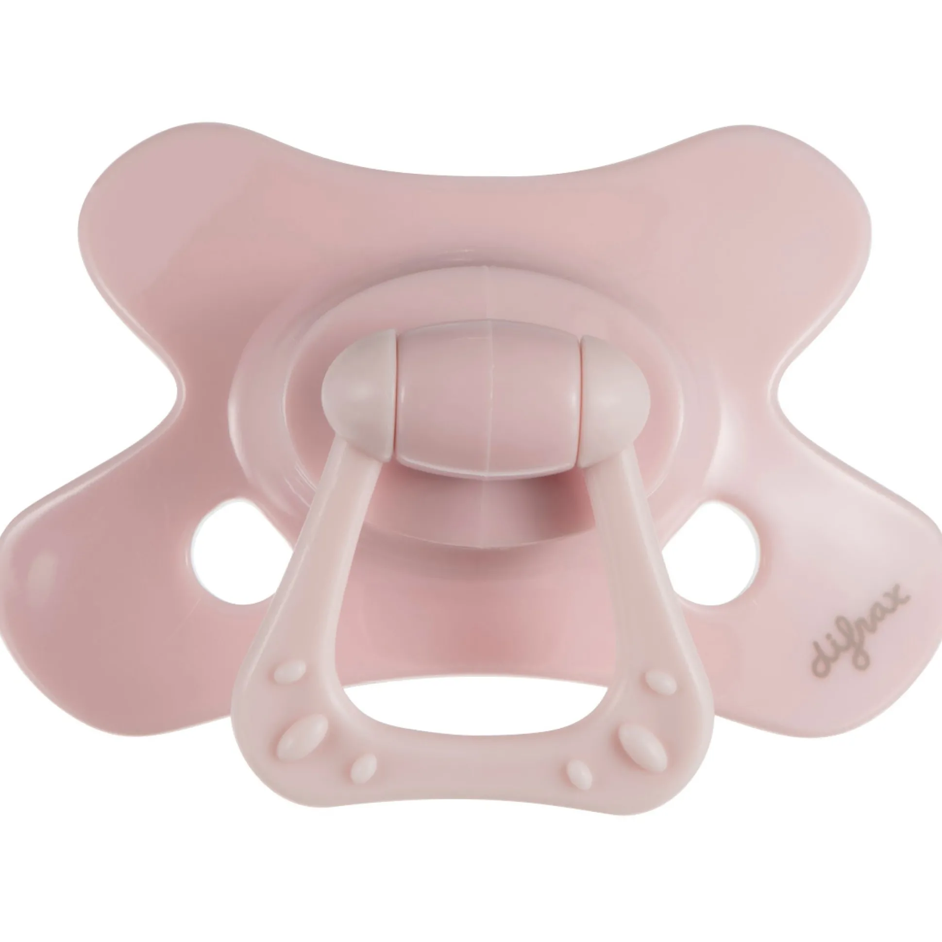 Difrax fopspeen Pure 6+ mnd Pink