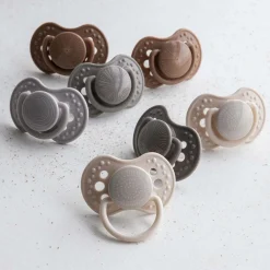 Difrax Lovi Fopspeen 0-3M Harmony Grey