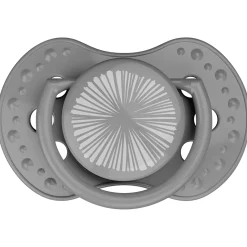 Difrax Lovi Fopspeen 6-18M Harmony Grey