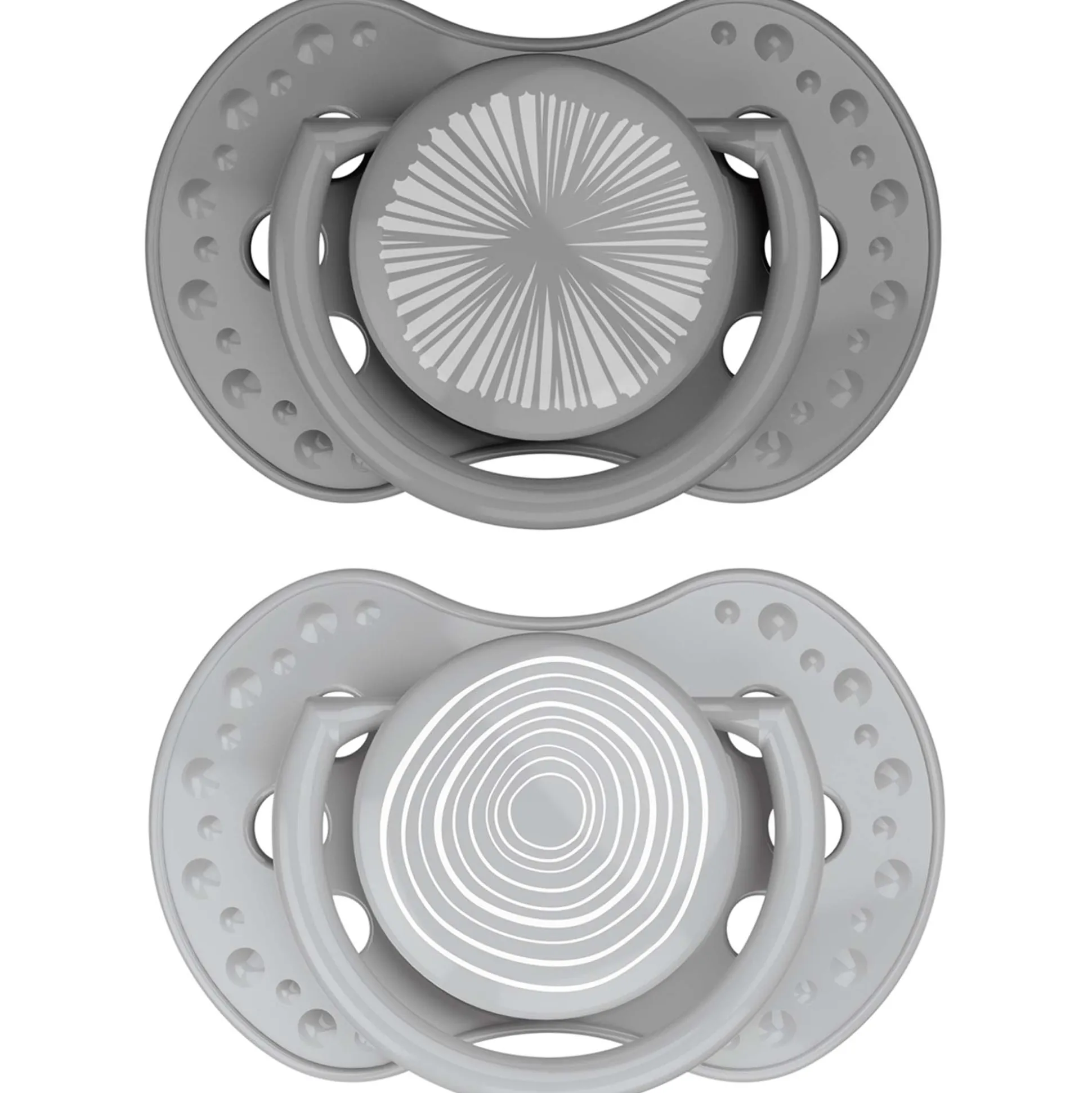 Difrax LOVI Fopspeen 18+M Harmony Grey