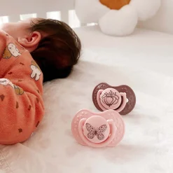 Difrax Lovi Fopspeen 3-6M Harmony Pink