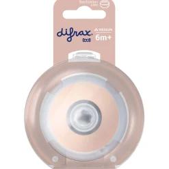 Difrax LOVI Mammafeel flessenspeen M 6+ roze