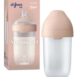 Difrax LOVI Mammafeel fles 250 ml roze