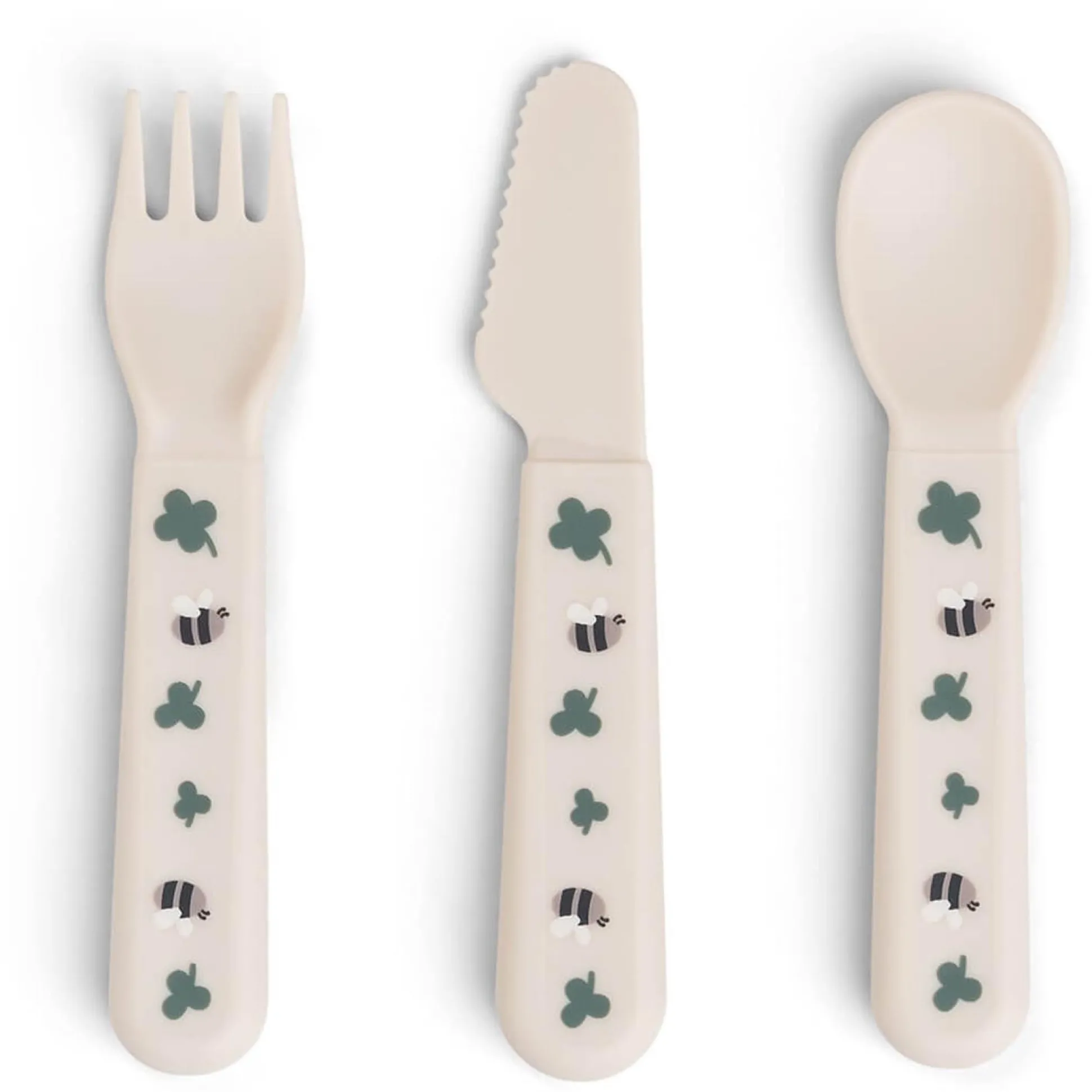 Done by Deer bestekset Tiny Farm beige