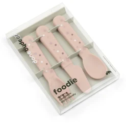 Done By Deer Foodie Bestekset roze