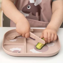 Done By Deer Foodie Bestekset roze