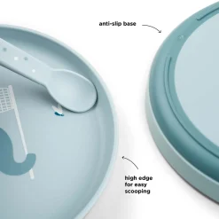 Done By Deer Foodie Bord blauw