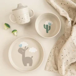 Done By Deer Foodie Eetset beige