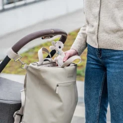 Done by Deer luiertas rugzak Beige Grey