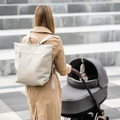 Done by Deer luiertas rugzak Beige Grey