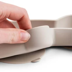 Done By Deer Silicone Stick&Stay snackplate Lalee beige