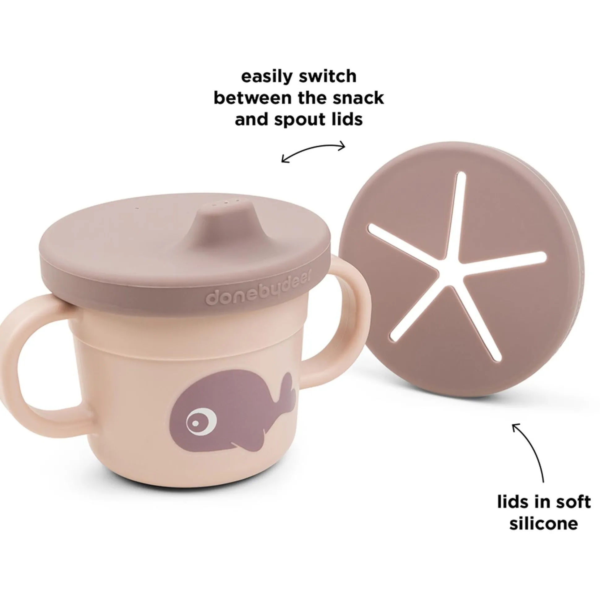 Done by Deer snack cup roze