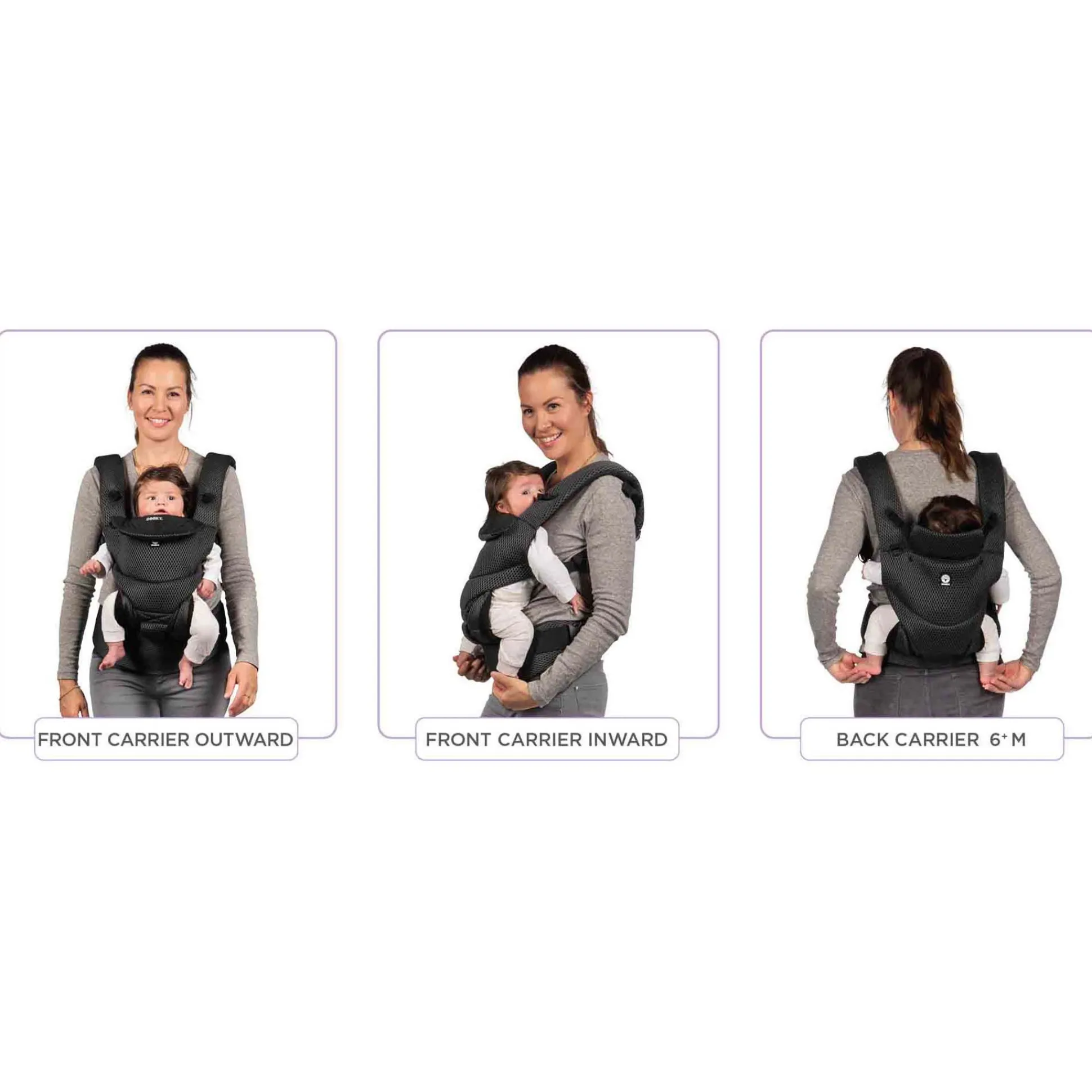 Dooky Urban Comfort draagzak Black