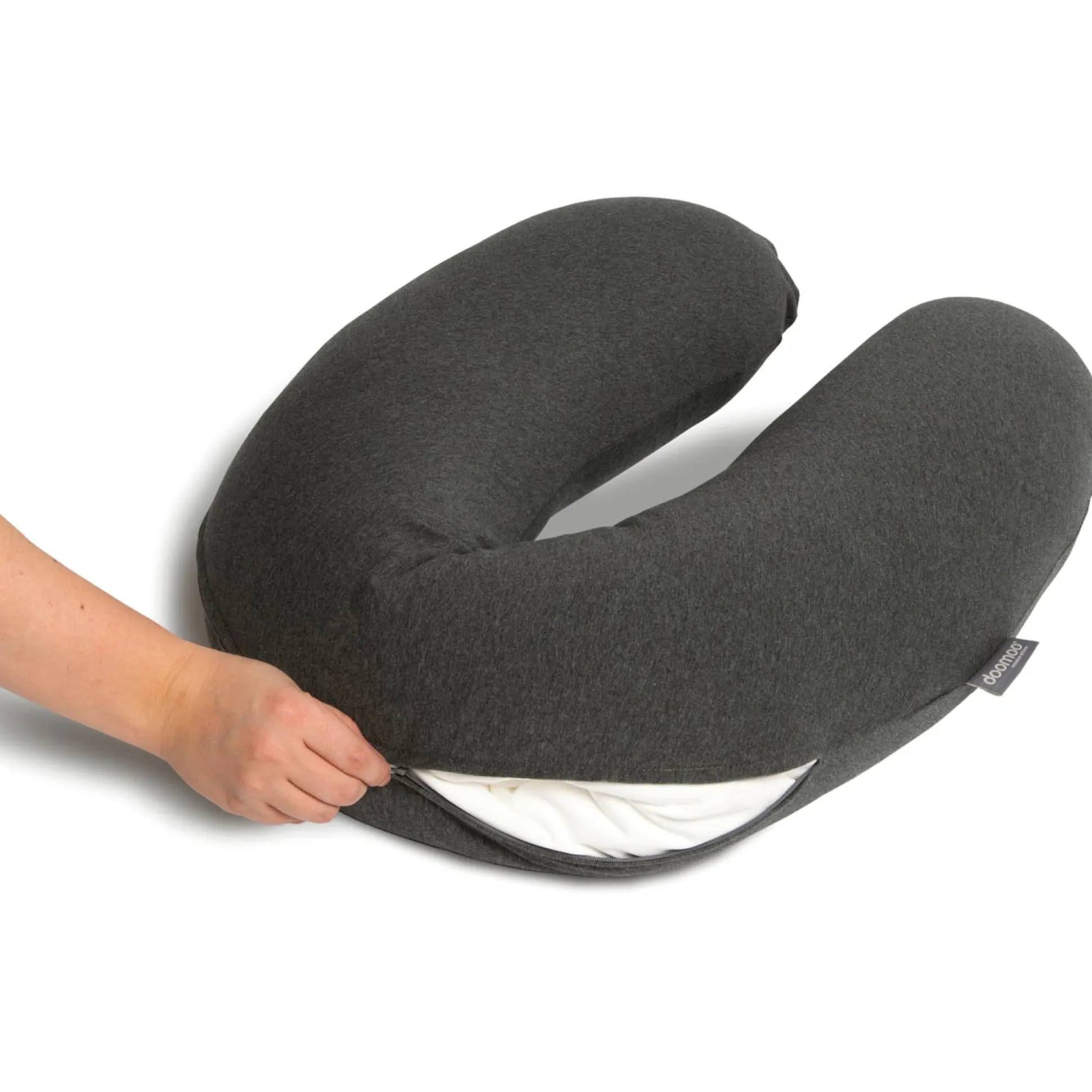Doomoo Buddy voedingskussen antraciet