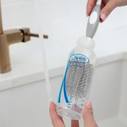 Dr. Brown's flessenborstel grijs