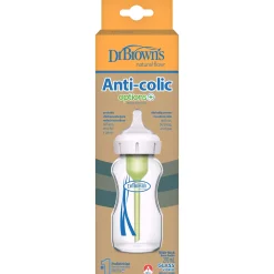 Dr. Brown's Options+ Brede halsfles glas 270ml multi