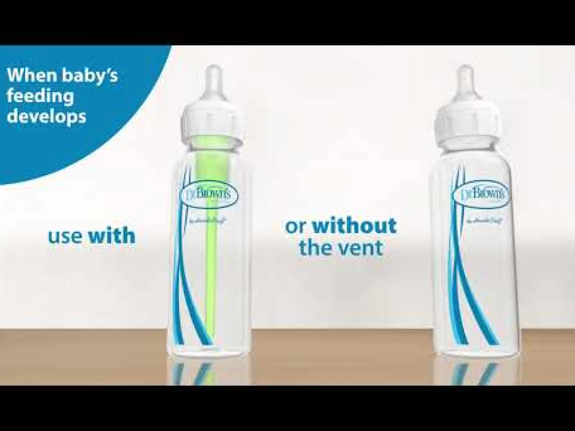 Dr. Brown's Options+ startpakket Standaard Halsfles. wit