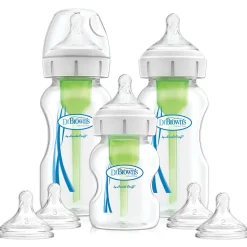 Dr. Brown's Options+ Startpakket Brede Halsfles wit