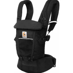 Ergobaby Adapt Soft Flex Mesh draagzak Onyx Black