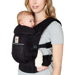 Ergobaby Adapt Soft Flex Mesh draagzak Onyx Black