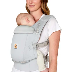 Ergobaby Adapt Soft Touch Cotton draagzak Pearl Grey