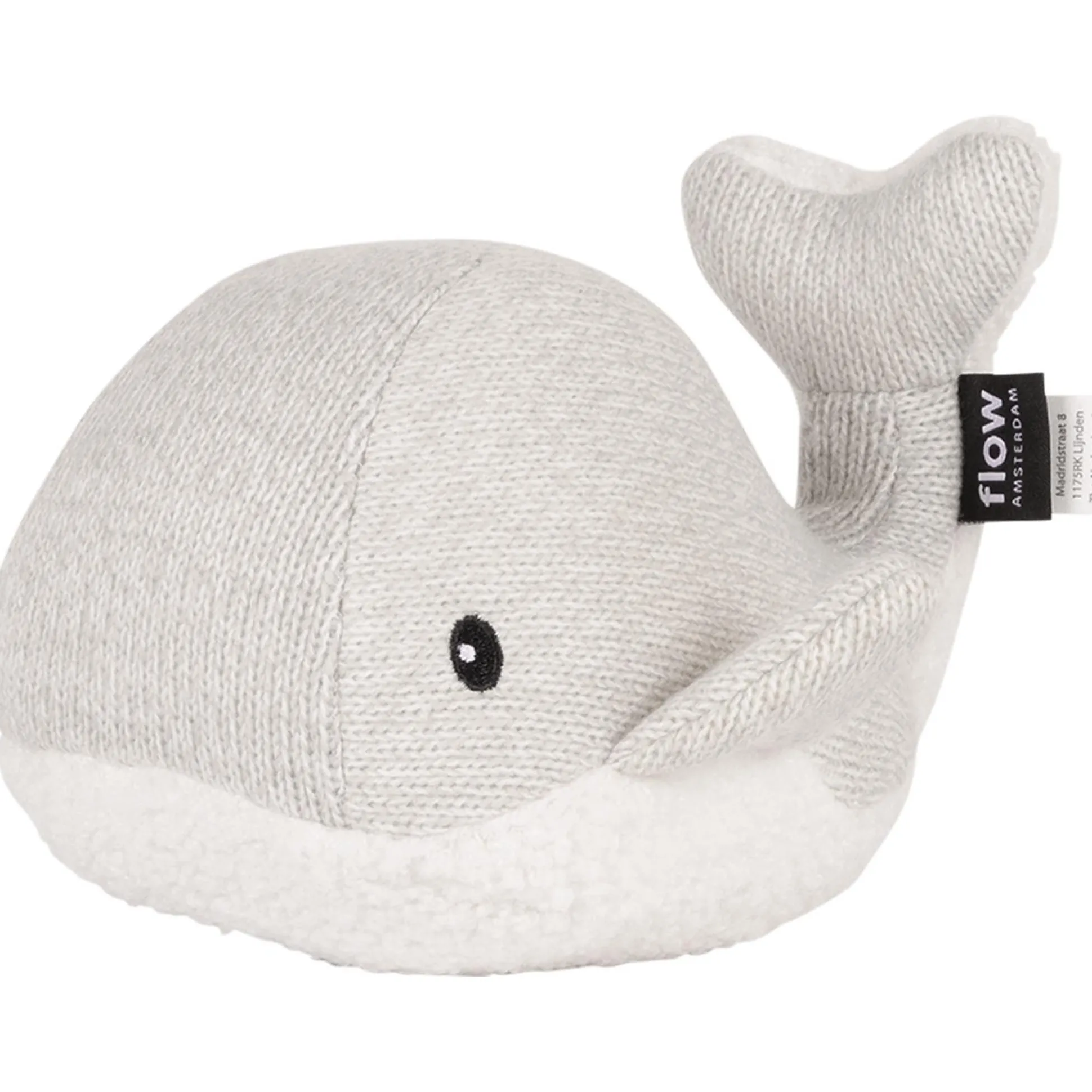 Flow Amsterdam hartslagknuffel Moby grijs