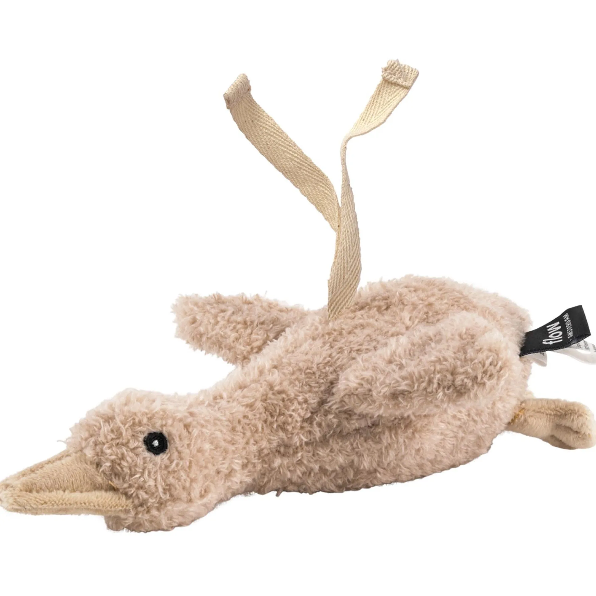 Flow Amsterdam hartslagknuffel Liva on the go Beigebrown