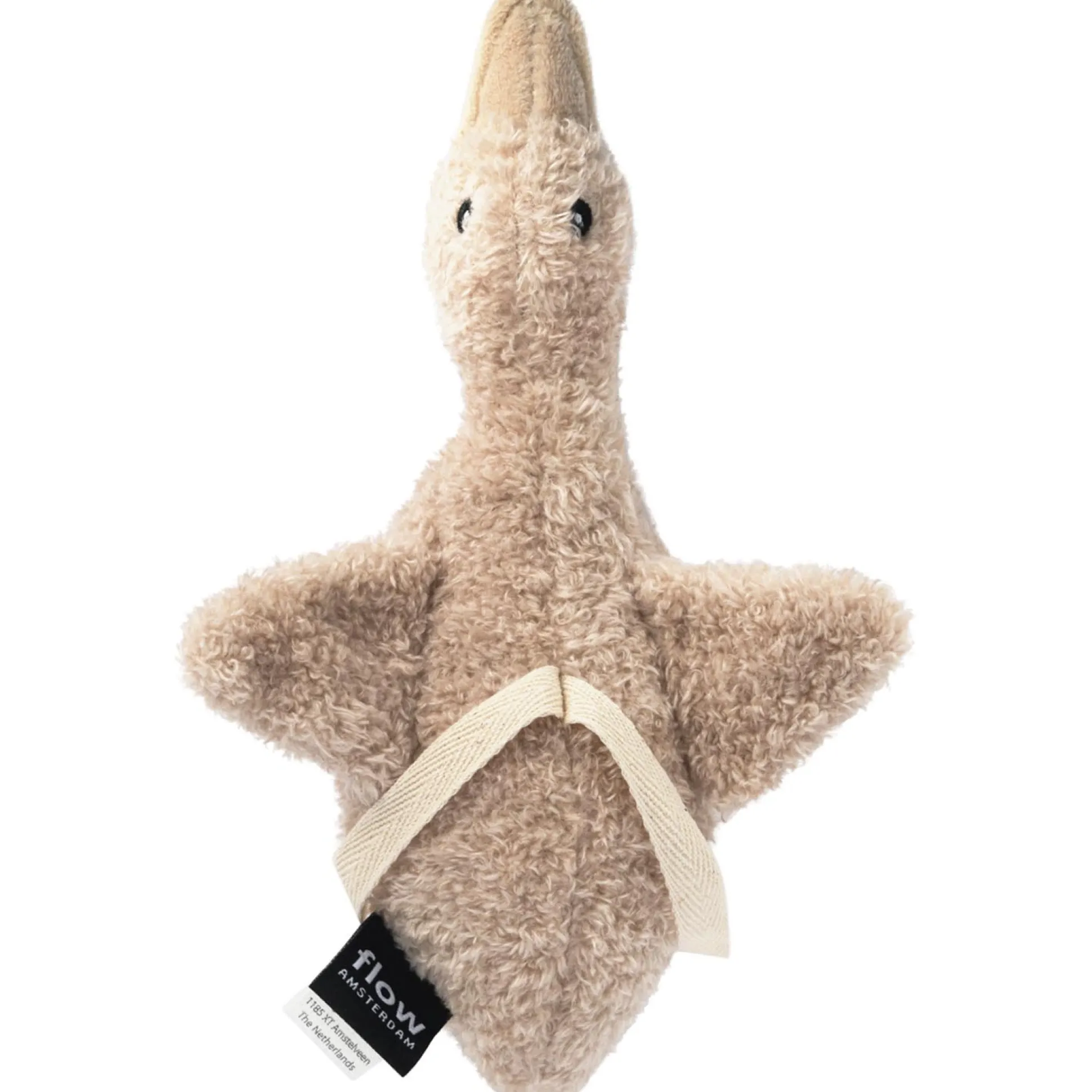 Flow Amsterdam hartslagknuffel Liva on the go Beigebrown
