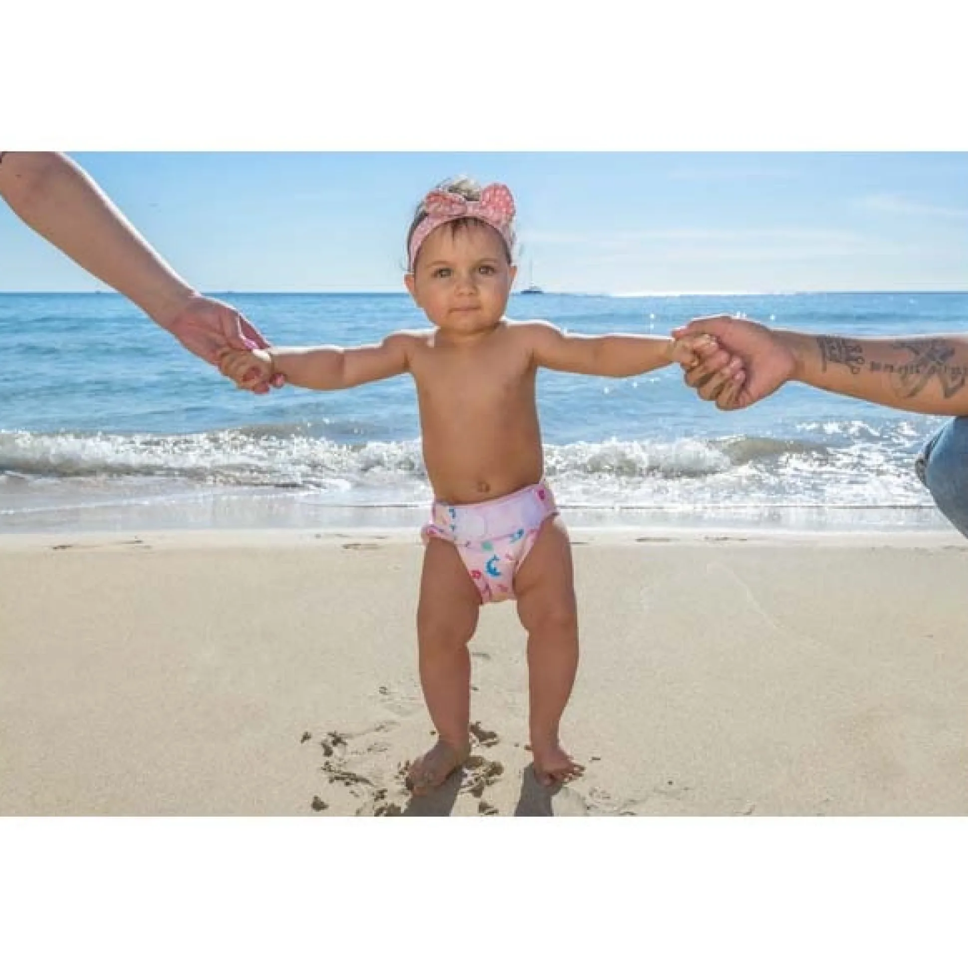 Freds Swim Academy wasbare zwemluier 9-16kg Pink