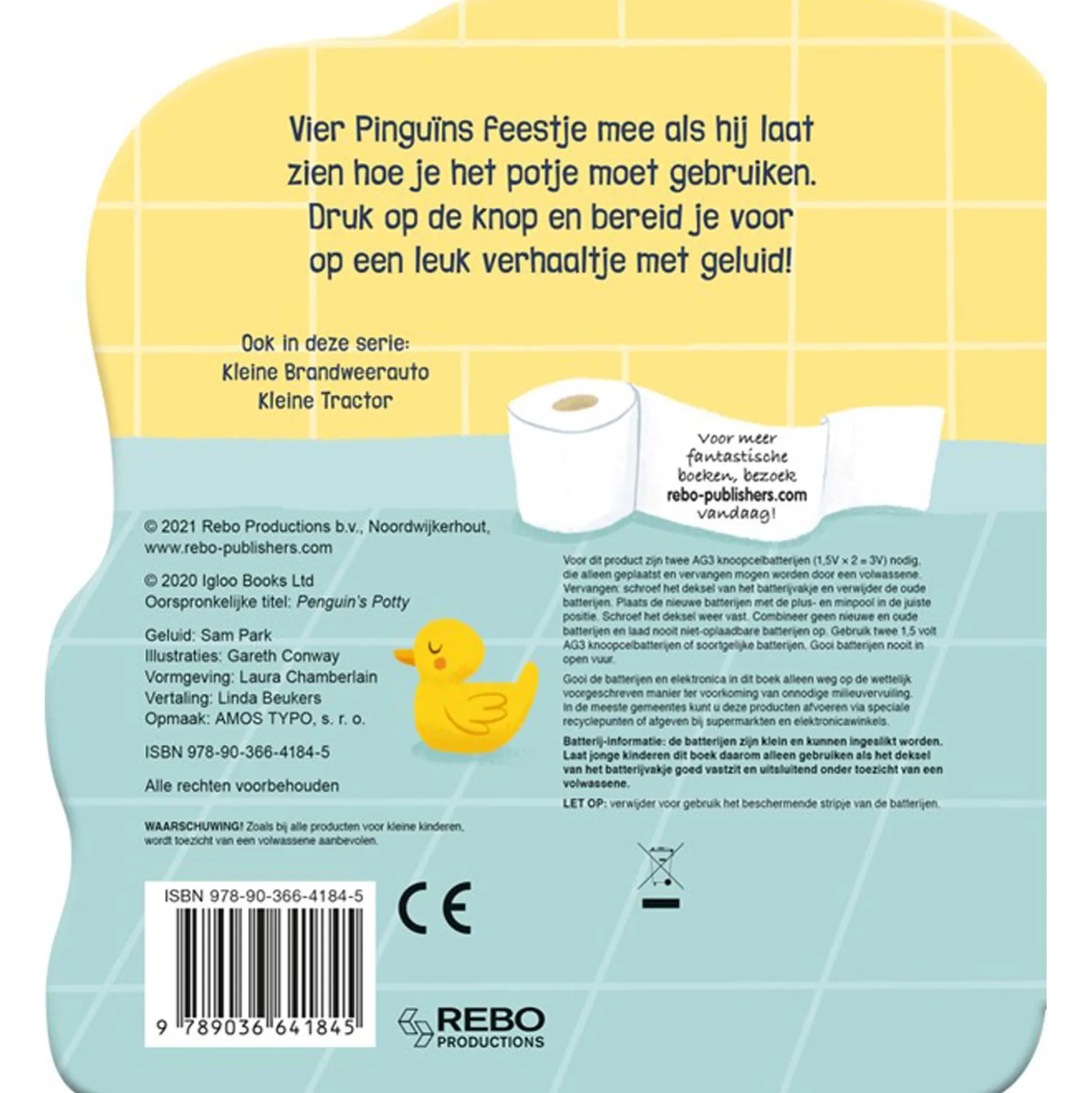 Geluidboek Kleine Pinguïn op het potje Multi