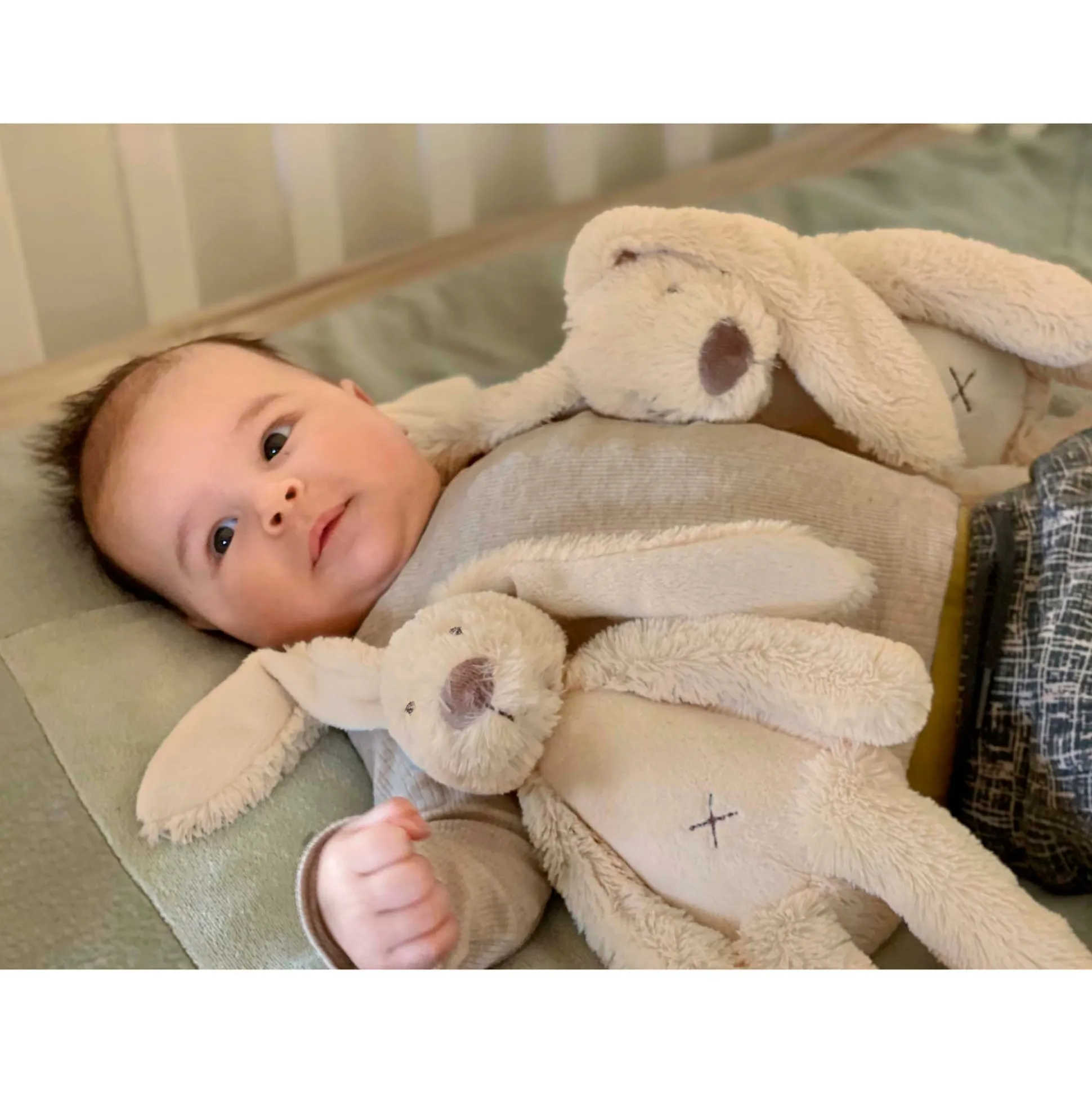 Happy Horse knuffel Rabbit Richie 38 cm Dark Off-White