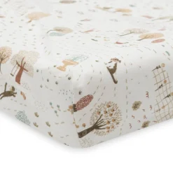 Jollein aankleedkussenhoes Tiny Park wit