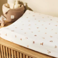 Jollein aankleedkussenhoes animal friends wit