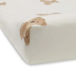 Jollein aankleedkussenhoes beer wit