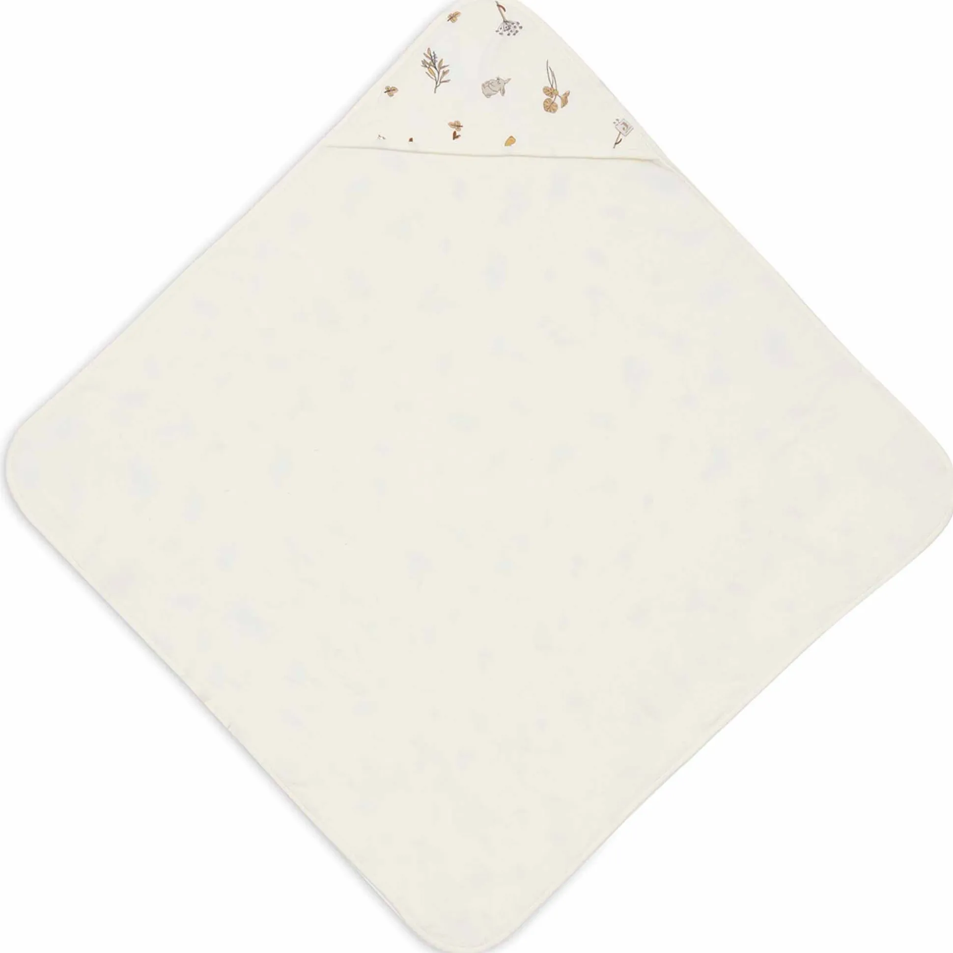 Jollein badcape riverside wit