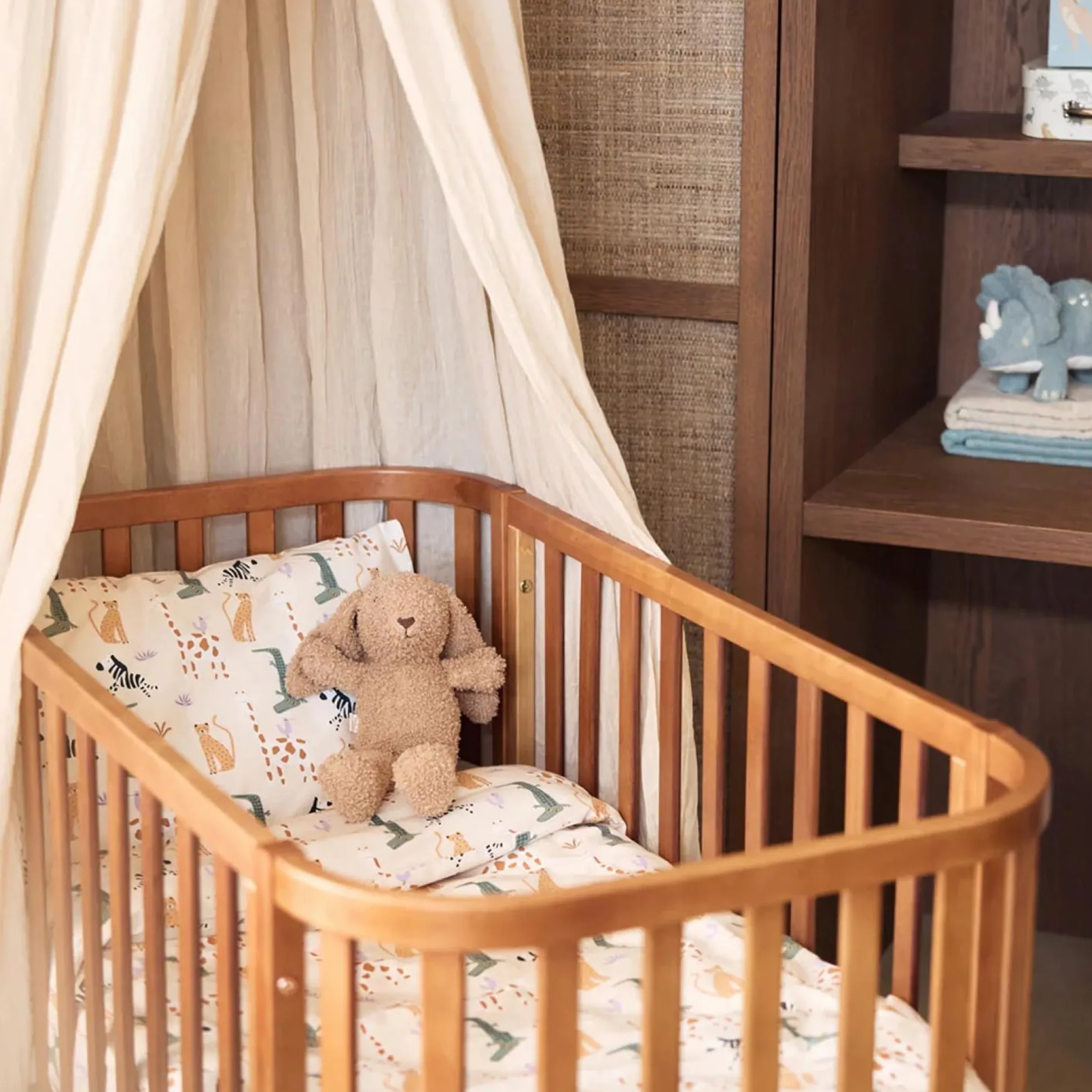 Jollein junior dekbedovertrek beige