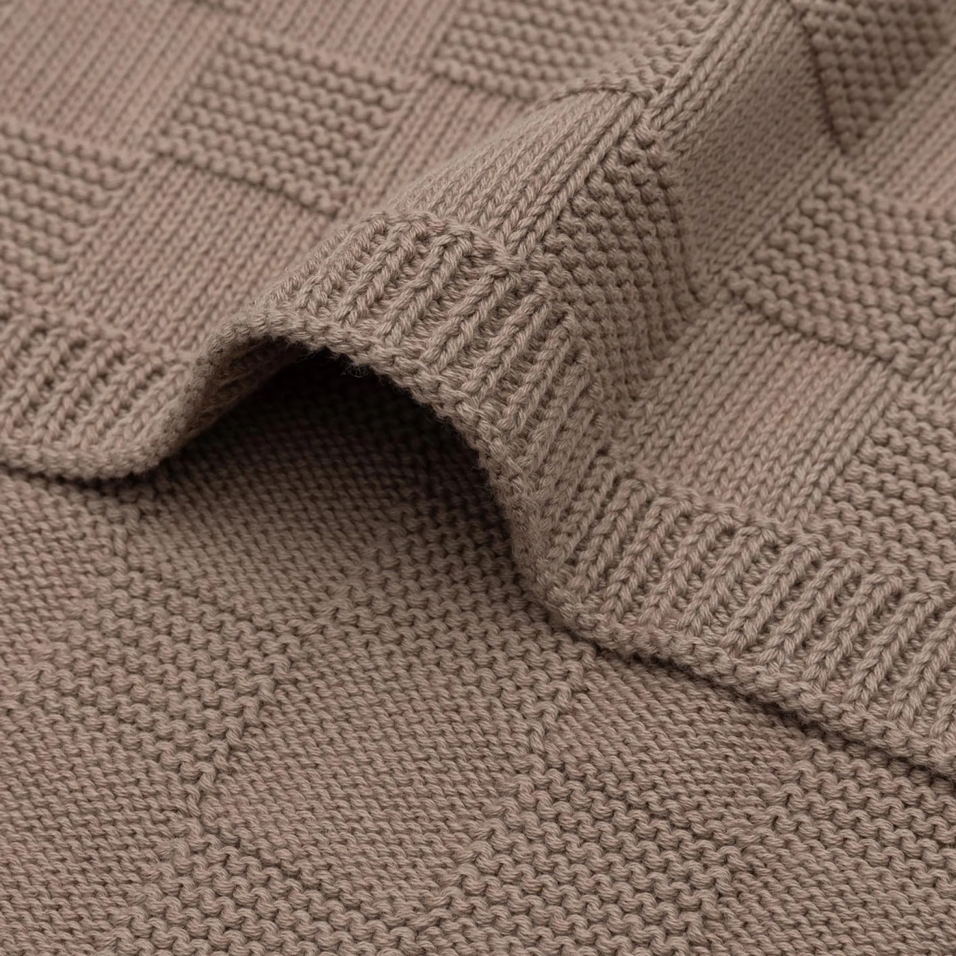 Jollein ledikant deken Milky Coffee bruin