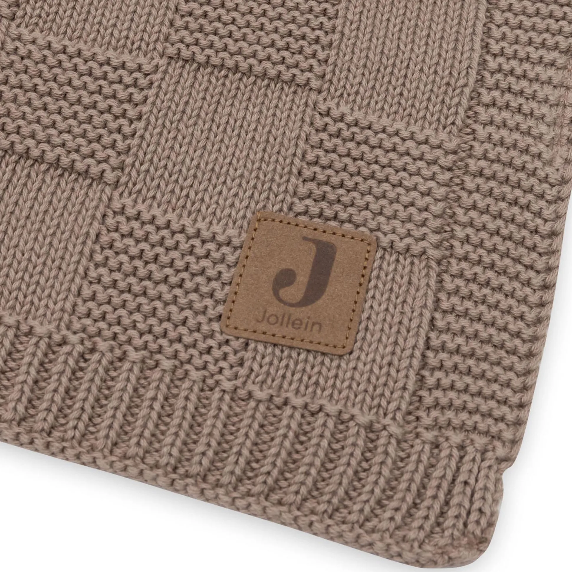 Jollein ledikant deken Milky Coffee bruin