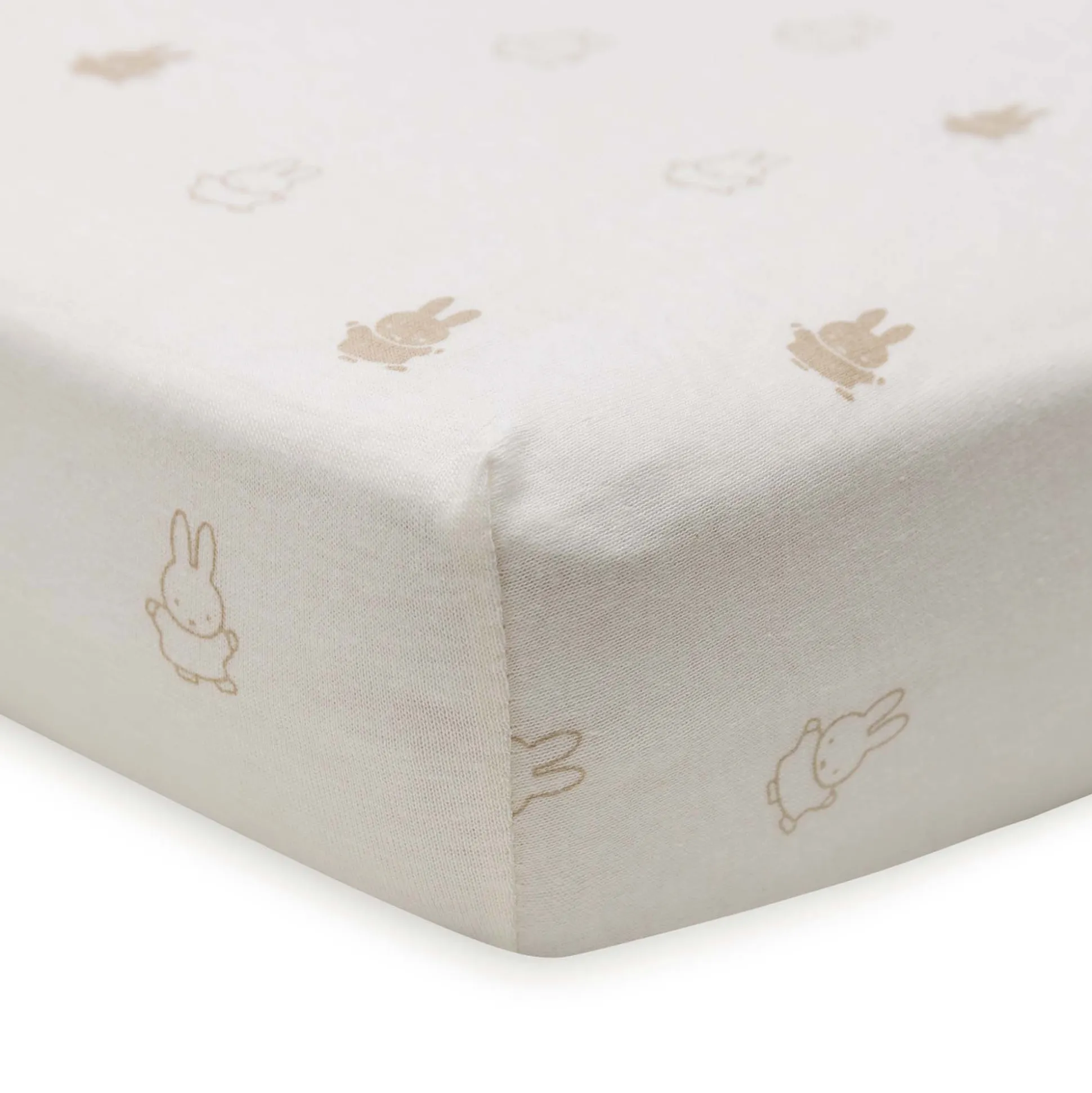 Jollein ledikant hoeslaken nijntje wit