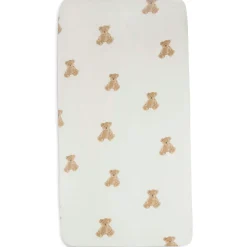 Jollein ledikant hoeslaken beer wit