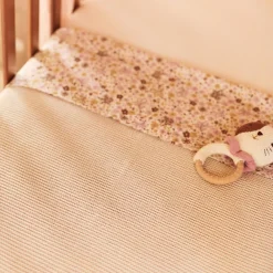 Jollein ledikant laken Flower Fairies roze